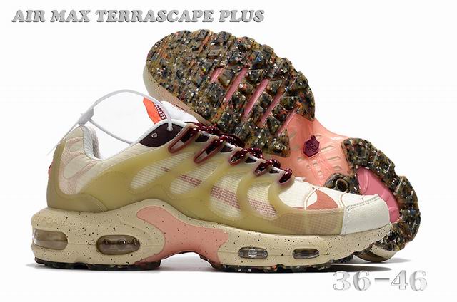 Nike Air Max Terrascape Plus Men's Women's Tn Shoes White Beige Pink-62
